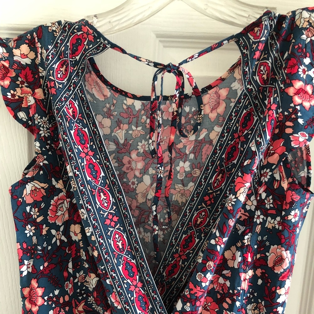 LOFT florals romper